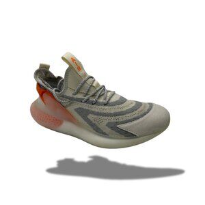 Men’s Stylish Beige Knit Athletic Sneakers - Breathable Design with Cushioned S